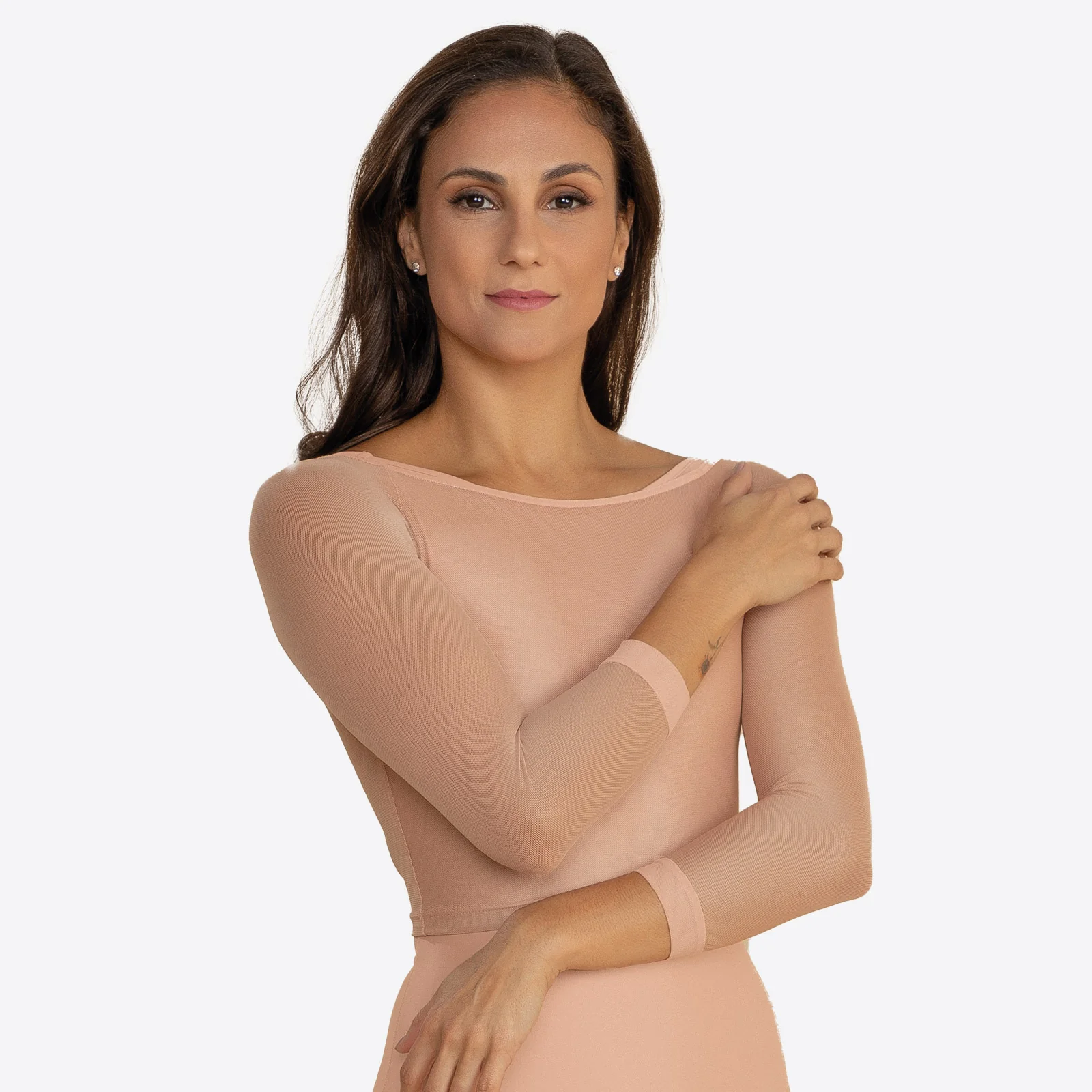BE YOU® Maya Half Sleeve Sheer Top - RDE2732 - Image 2