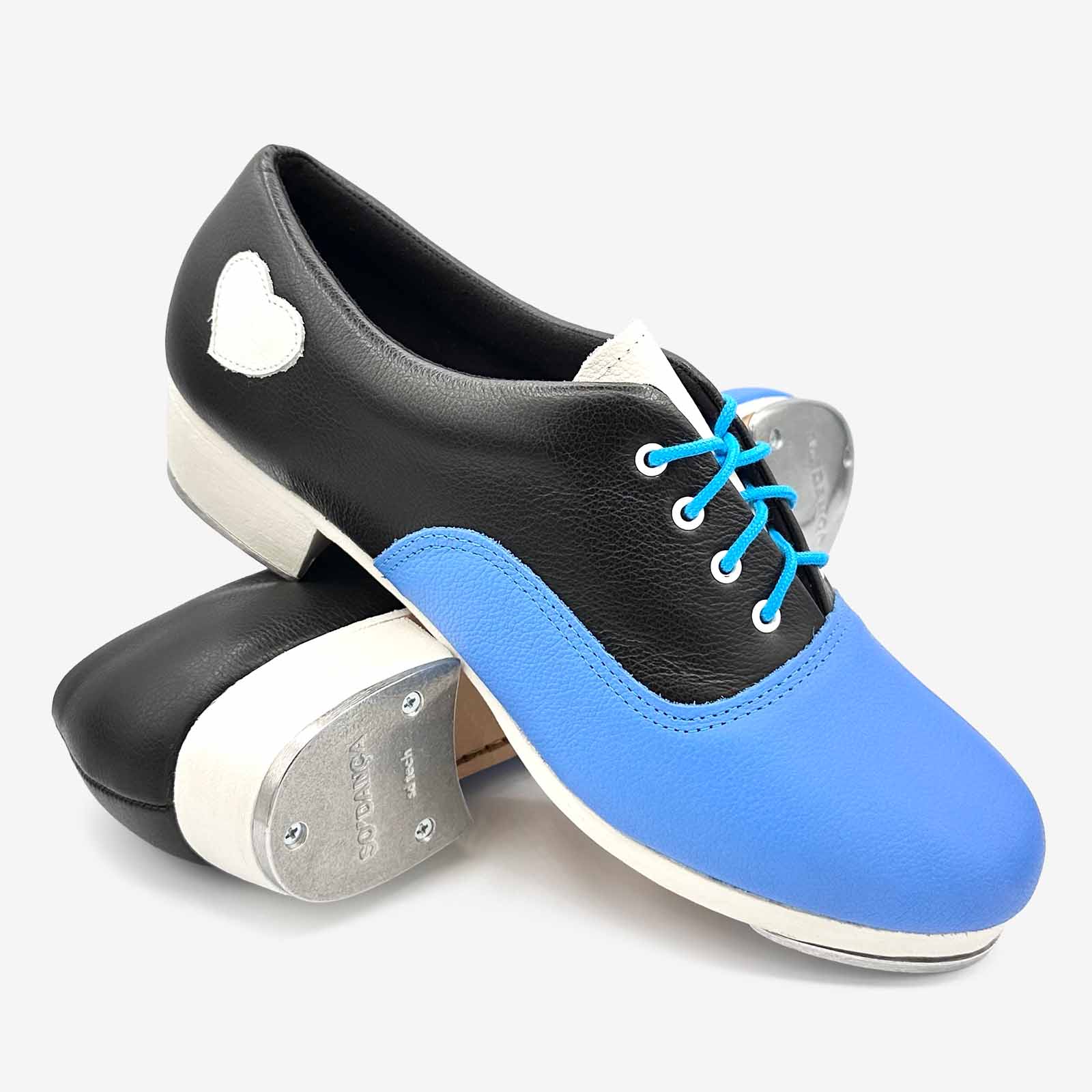 Black-Blue Custom Pro Tap Shoe - TA880 (size 11L)