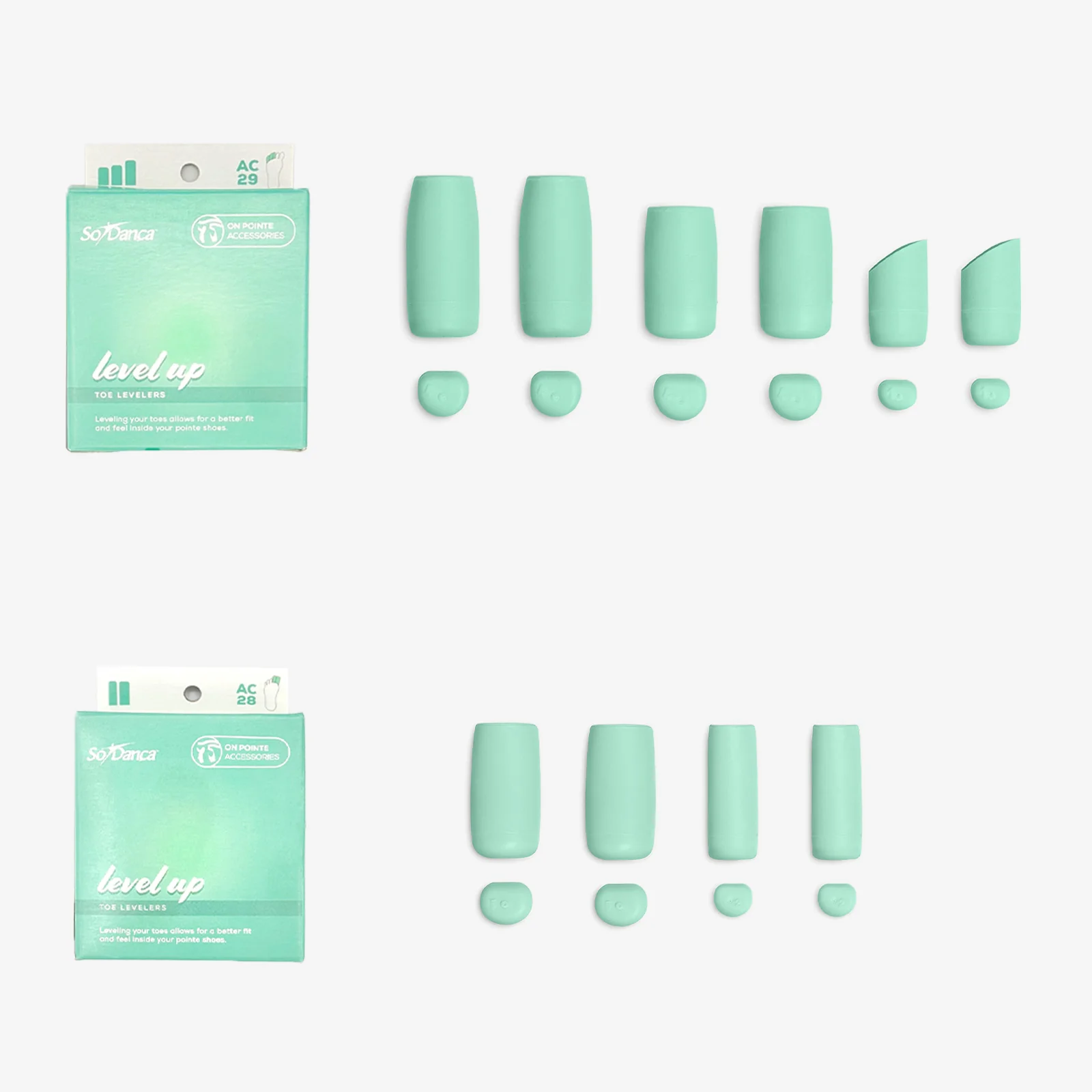 Pointe Shoe Toe Levelers - AC28, AC29
