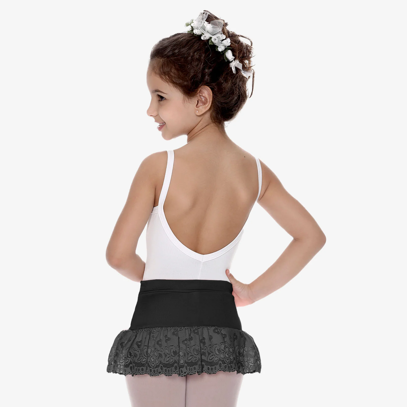 Peach Pull On Kid's Skirt - D741, L741 - Image 4