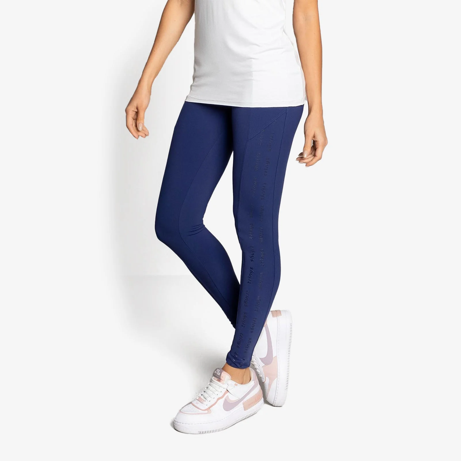 Sleek Navy Leggings - F15178