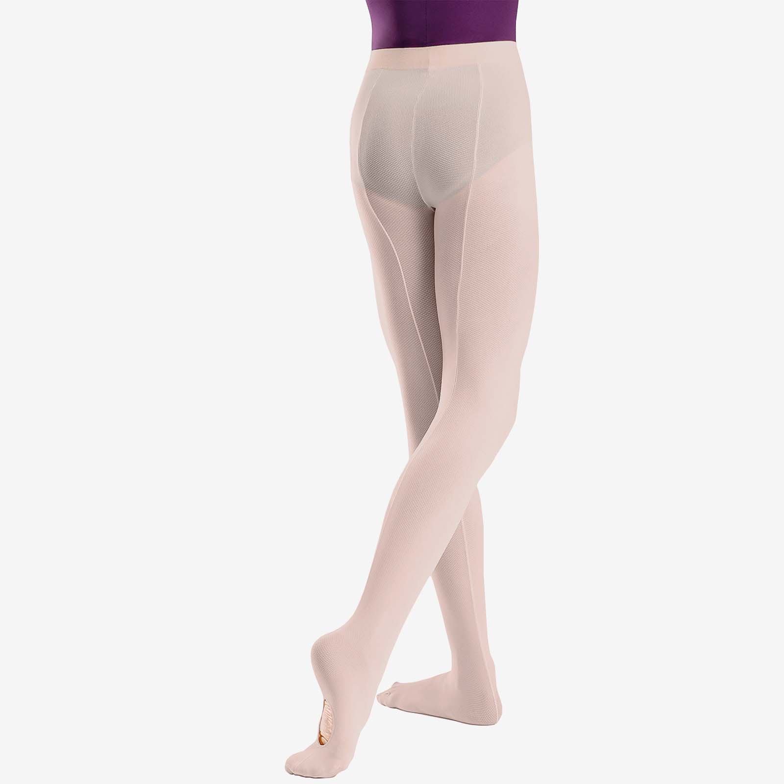 Child Mesh Seamed Convertible Tights - TS95 - Image 2