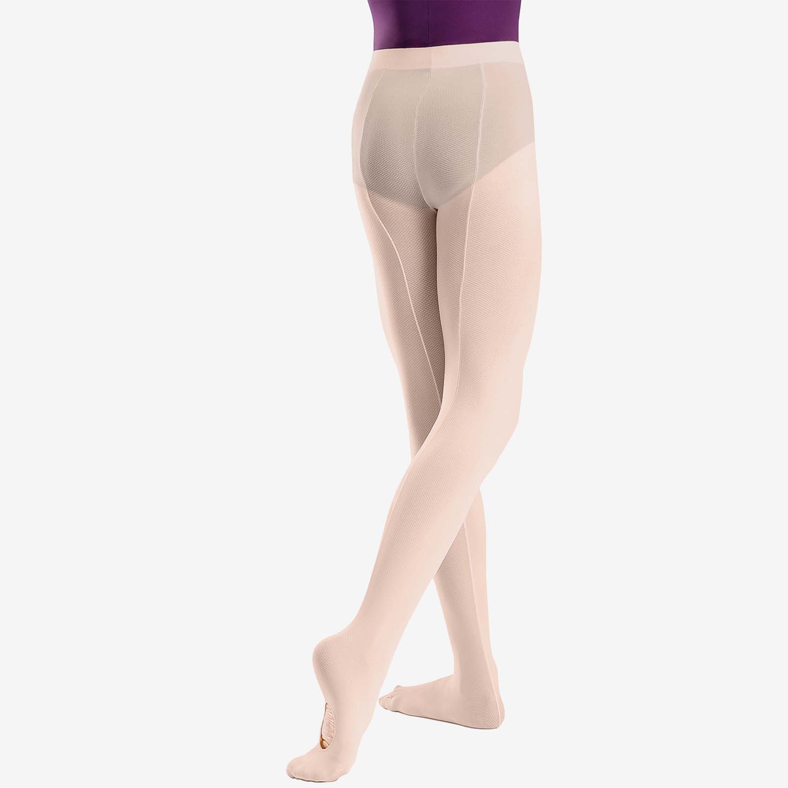 Child Mesh Seamed Convertible Tights - TS95 - Image 3
