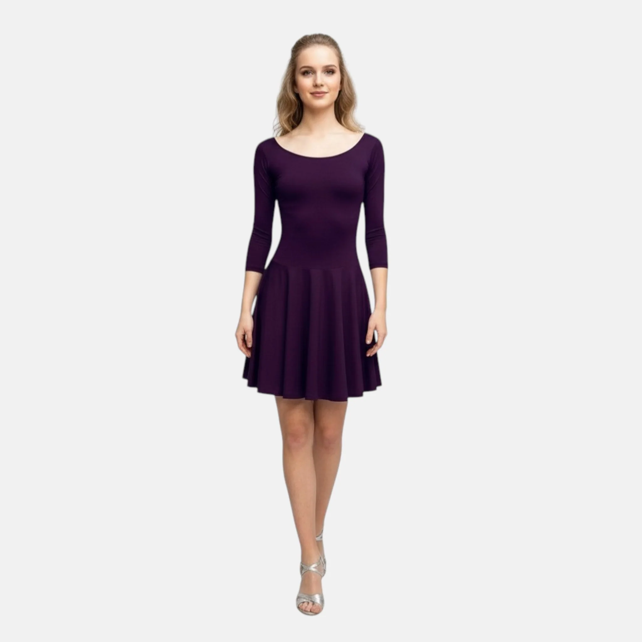 Twirl Salsa Dress - D385 - Image 3