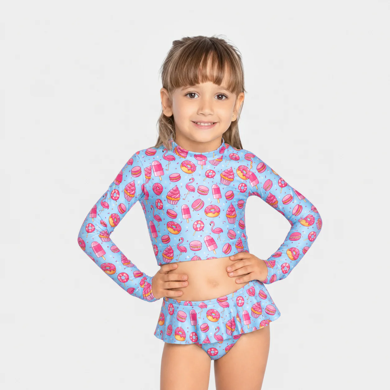 Two Piece Swimsuit Set - 3386 & 3387